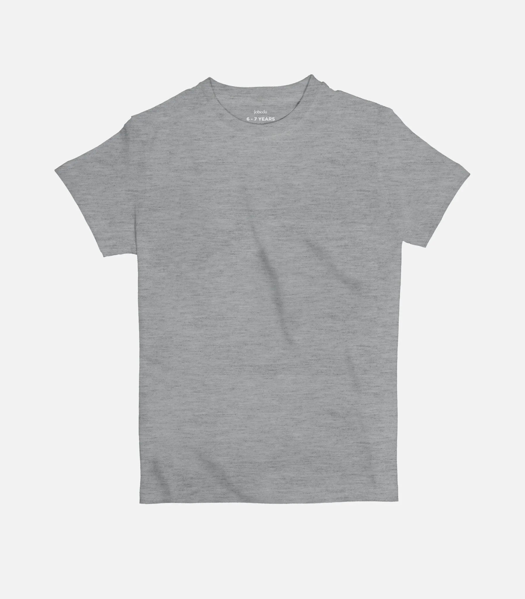 Medium Grey Melange | Kid's Basic Cut T-shirt