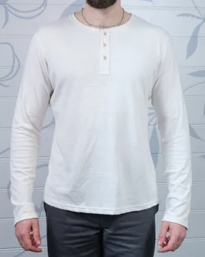 Mens Wild hemp and Organic Cotton Henley shirt