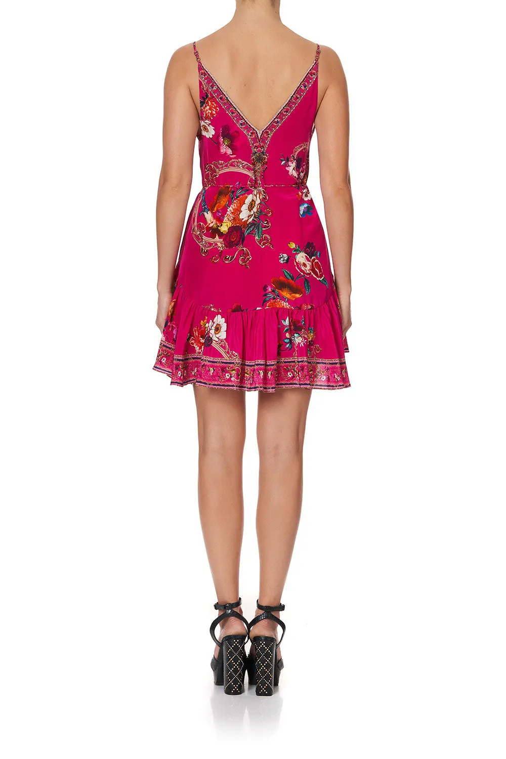 MINI DRESS WITH RUFFLE HEM APPLE EYED