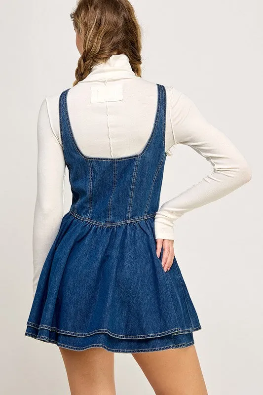 Miss Love Denim Mini Dress