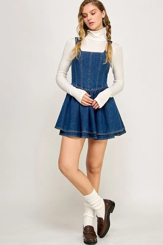 Miss Love Denim Mini Dress
