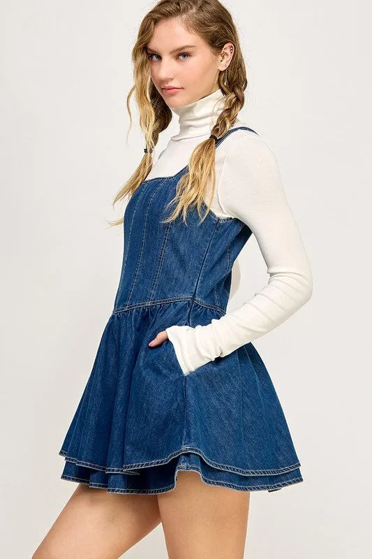Miss Love Denim Mini Dress