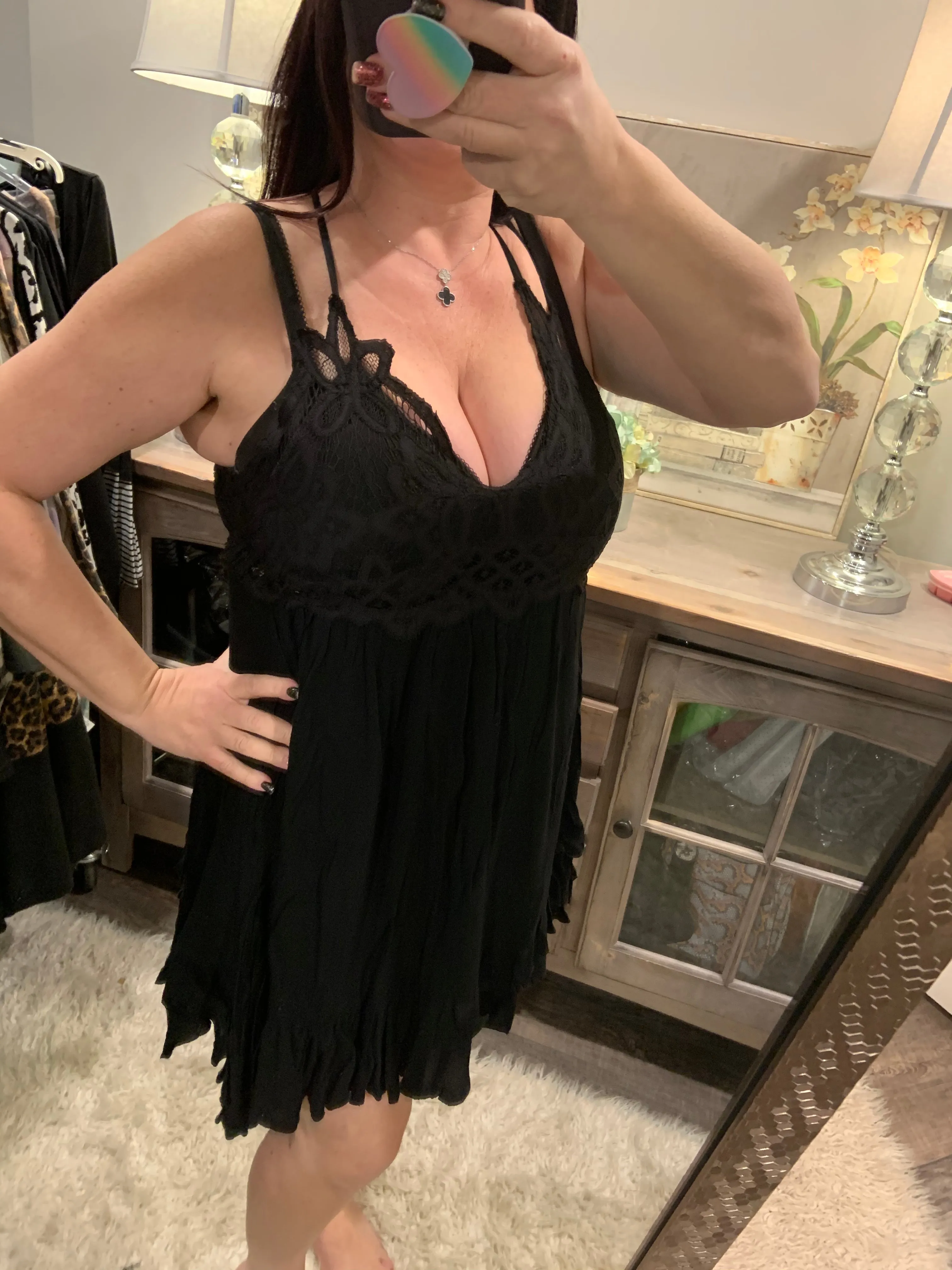 Monterey Dress Slip Dress - Black or White