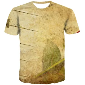 Music T shirts Men Instrument Tshirts Casual Retro Shirt Print Electronic Tshirt Printed