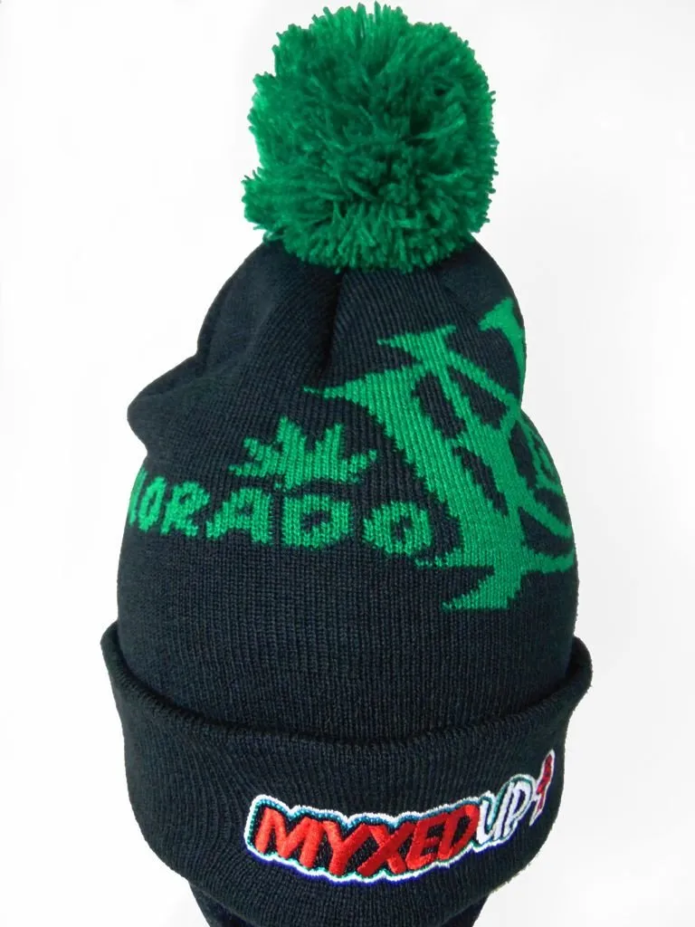 Myxed Up Creations Pom Beanie Hat