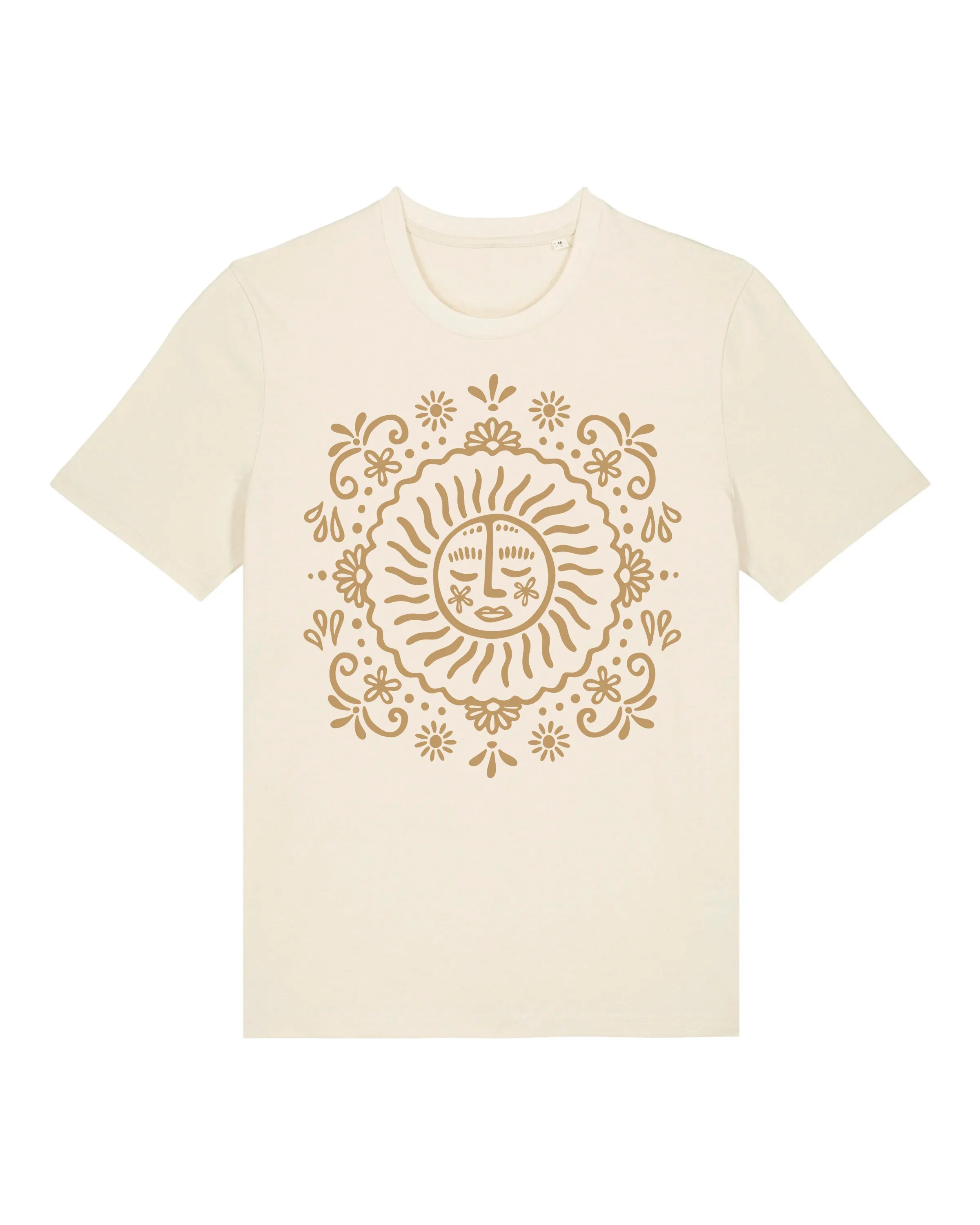 Organic Tee radial sun