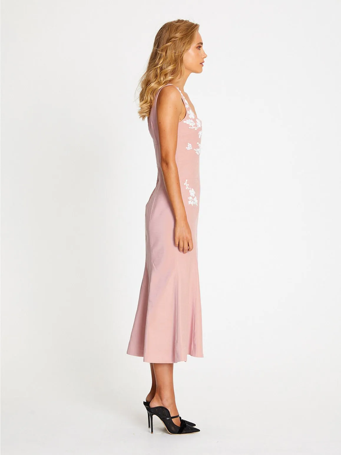 PASTIME PARADISE MIDI DRESS