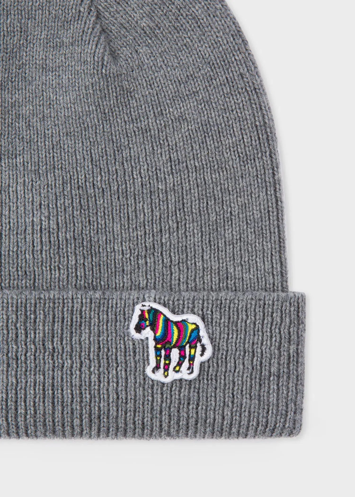 PAUL SMITH HAT Beanie Zebra - Slate