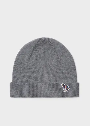 PAUL SMITH HAT Beanie Zebra - Slate