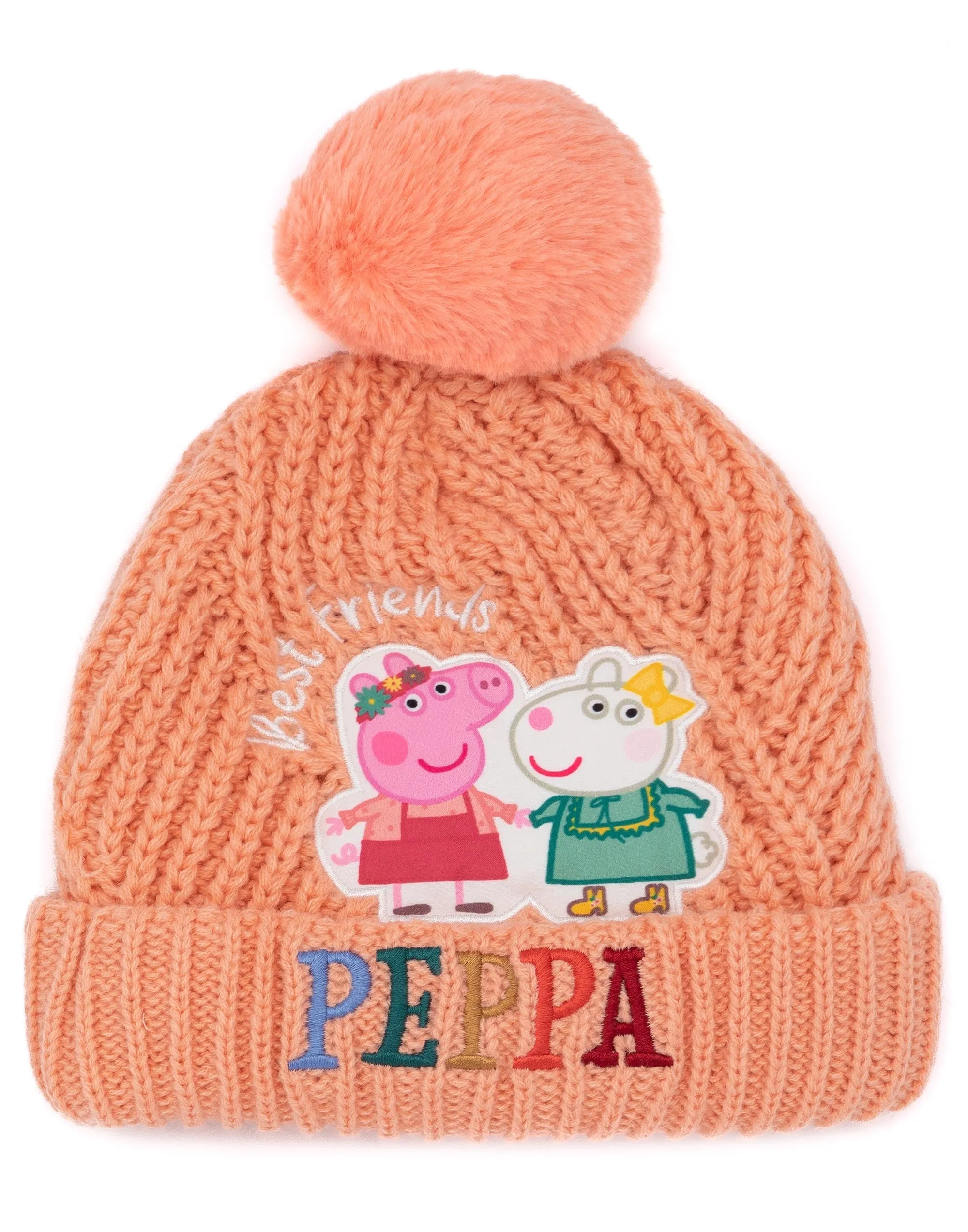 Peppa Pig Girls Hat and Glove Mittens Set