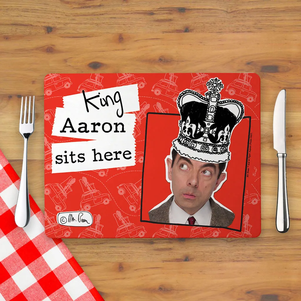 Personalised Awesome Bean Placemat