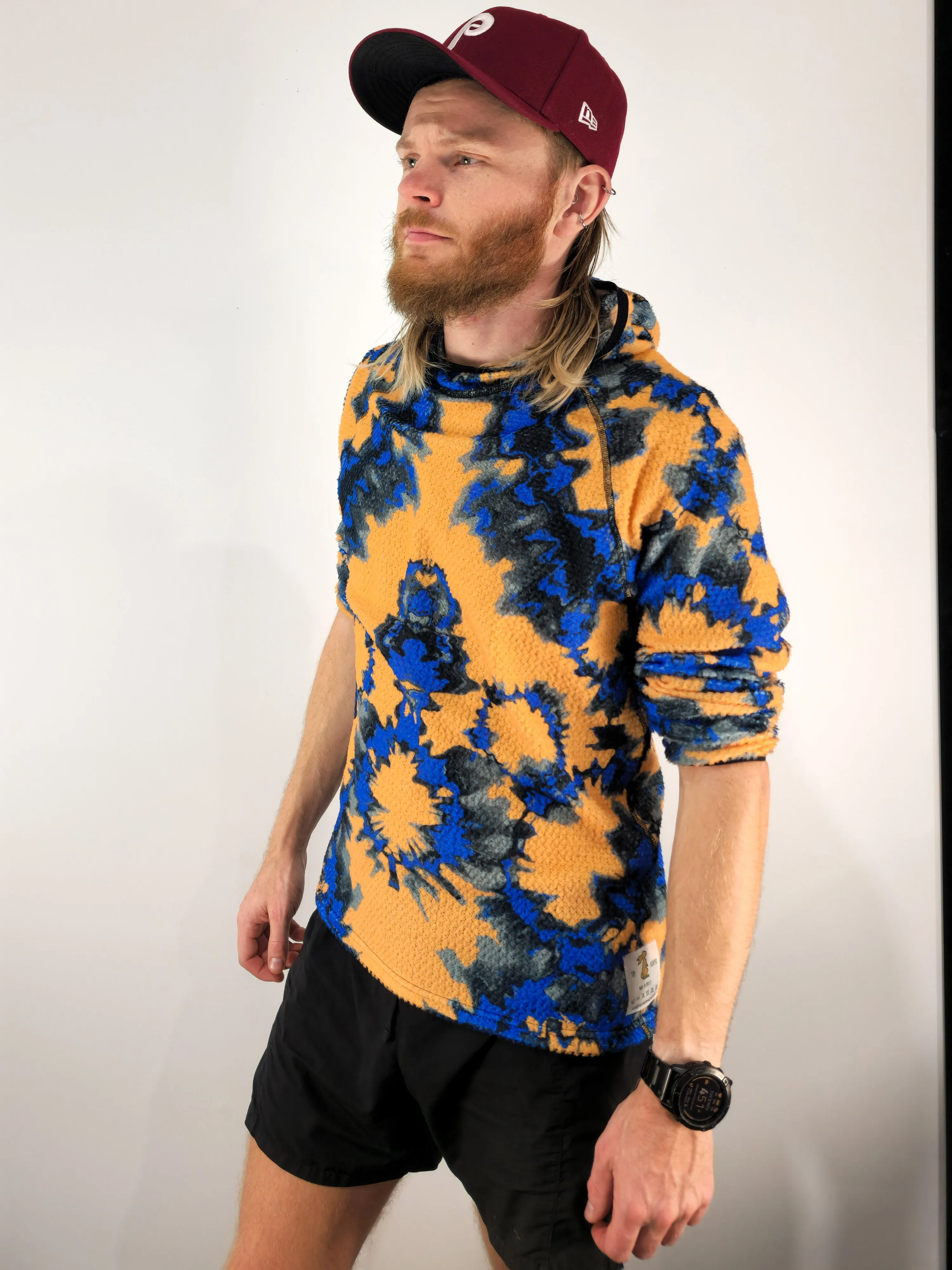 Printed Alpha Direct 90 Hoodie "Shibori"