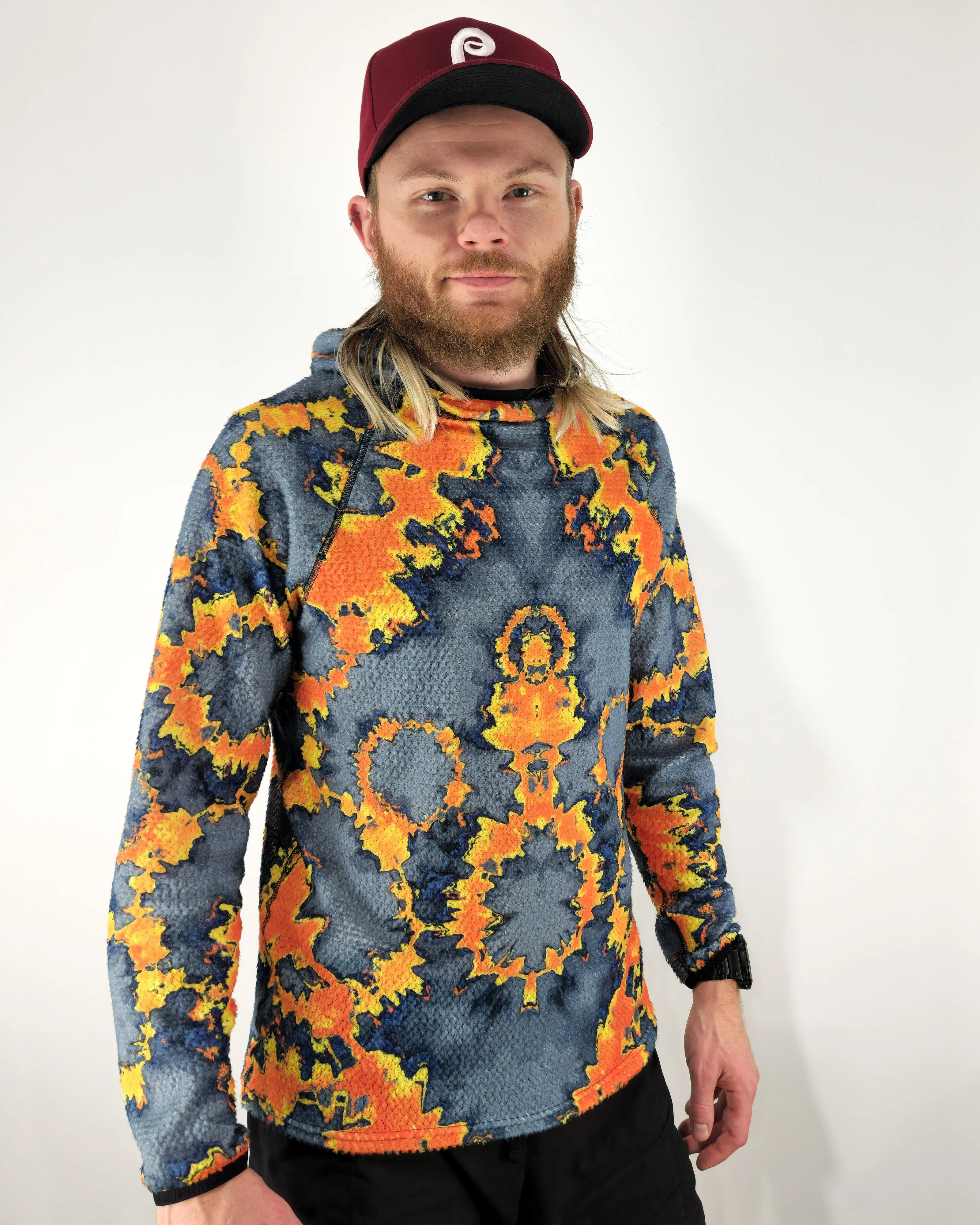 Printed Alpha Direct 90 Hoodie "Shibori"