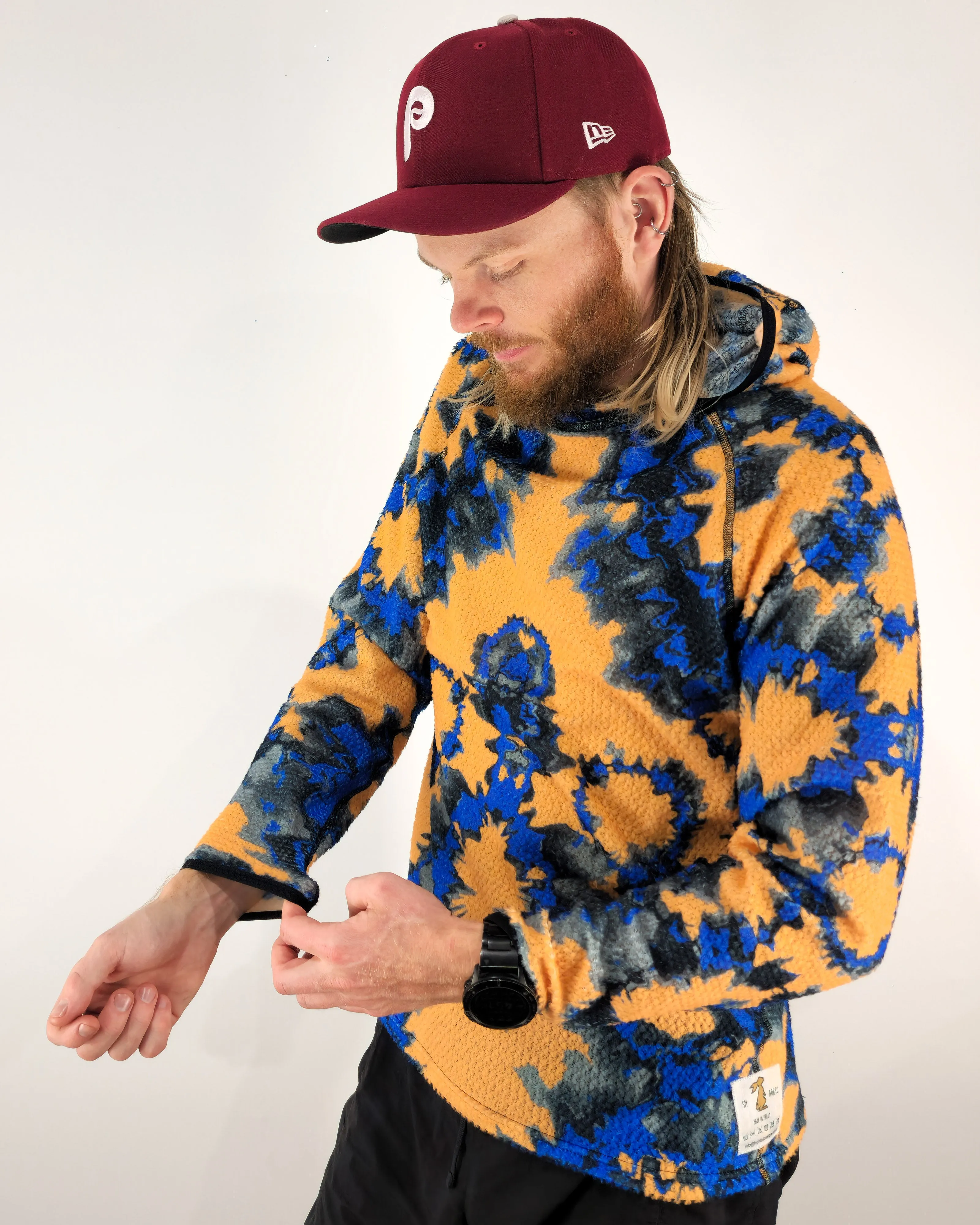 Printed Alpha Direct 90 Hoodie "Shibori"