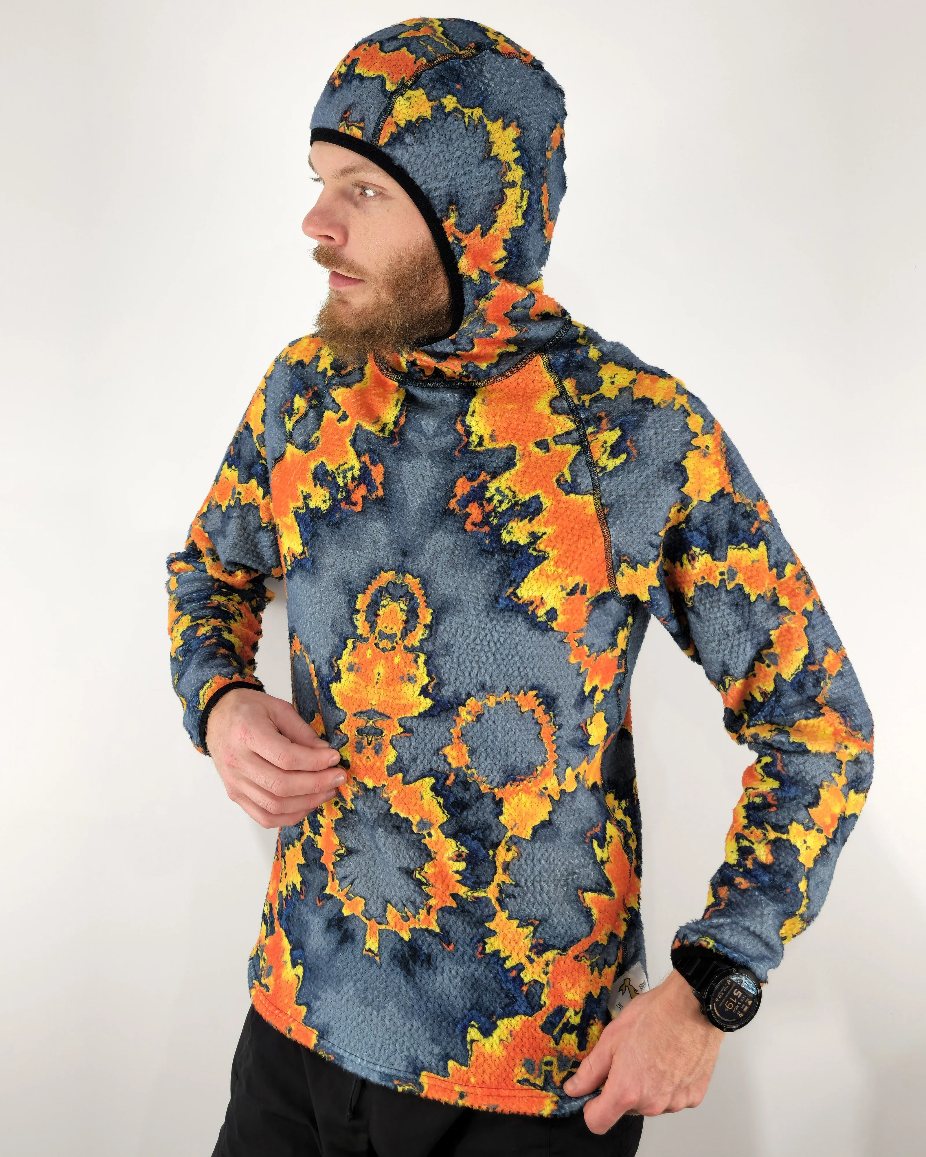 Printed Alpha Direct 90 Hoodie "Shibori"