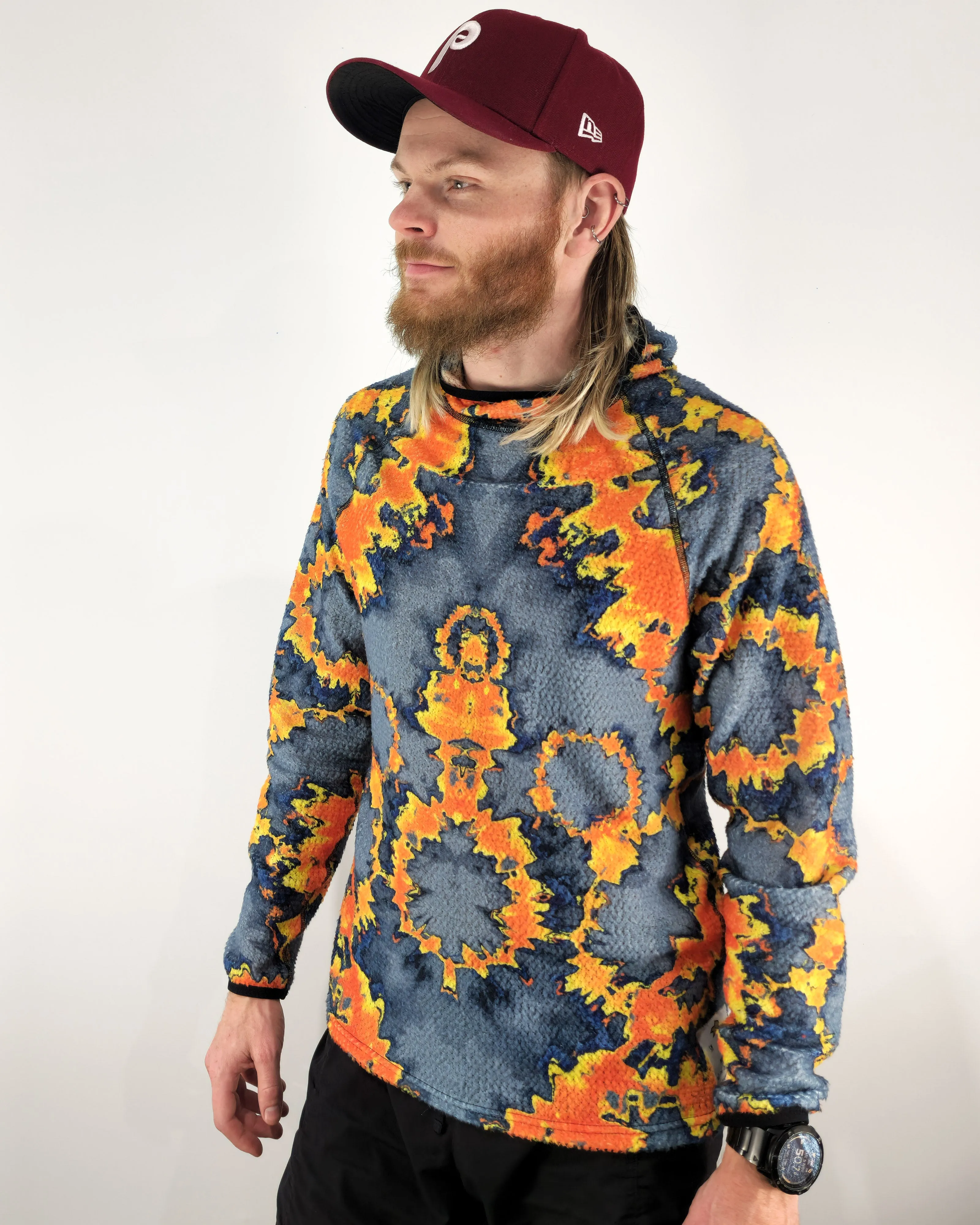 Printed Alpha Direct 90 Hoodie "Shibori"