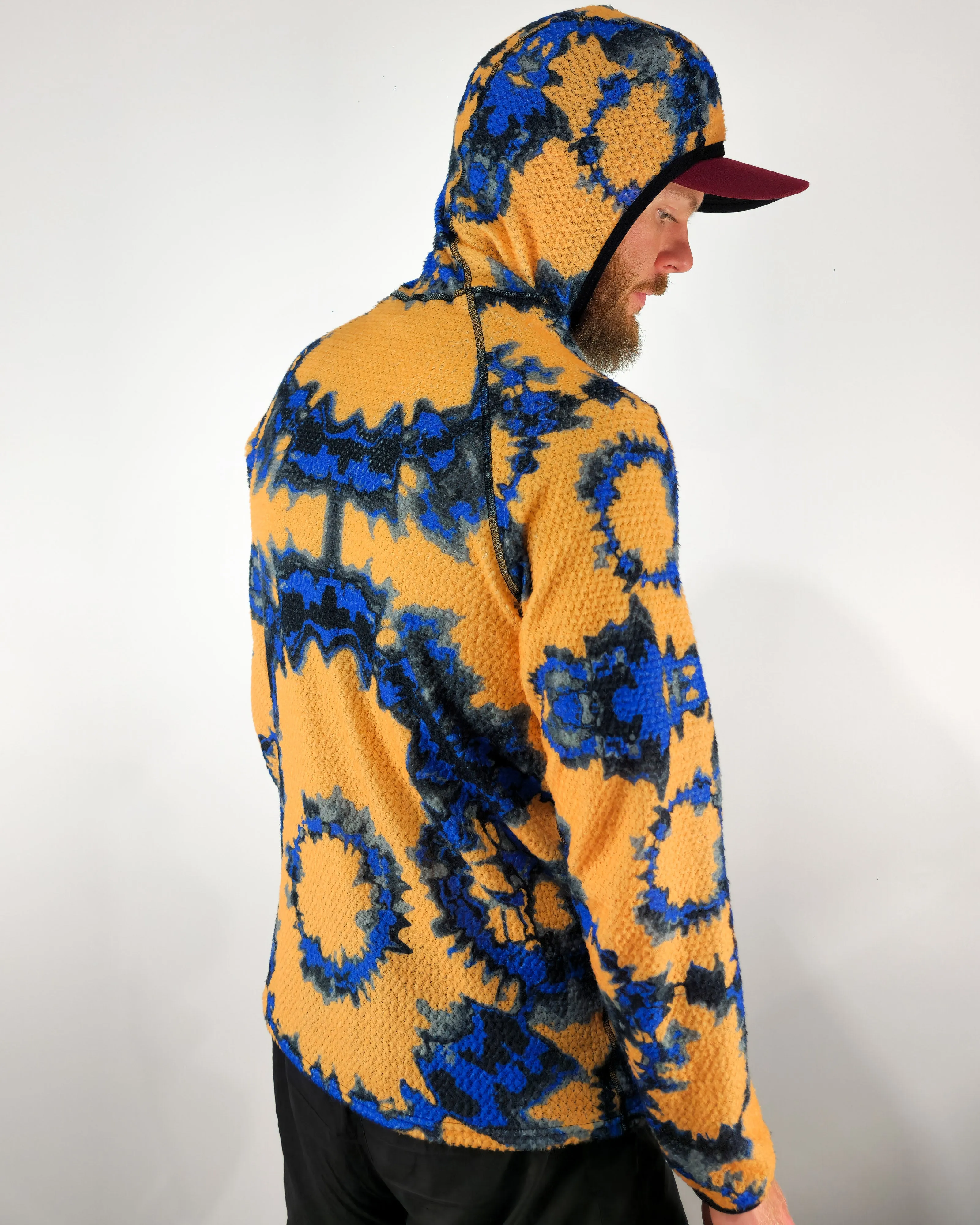 Printed Alpha Direct 90 Hoodie "Shibori"