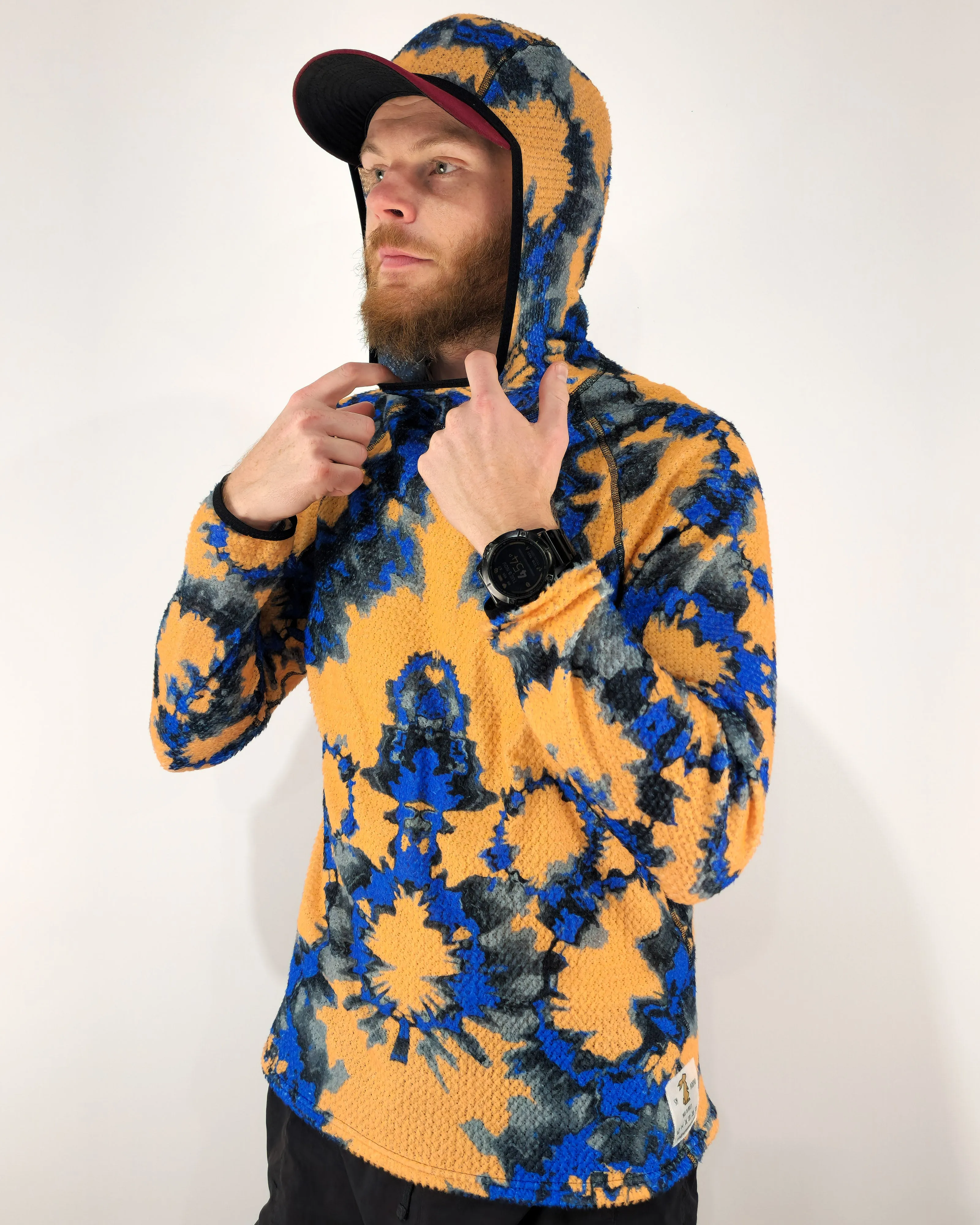 Printed Alpha Direct 90 Hoodie "Shibori"