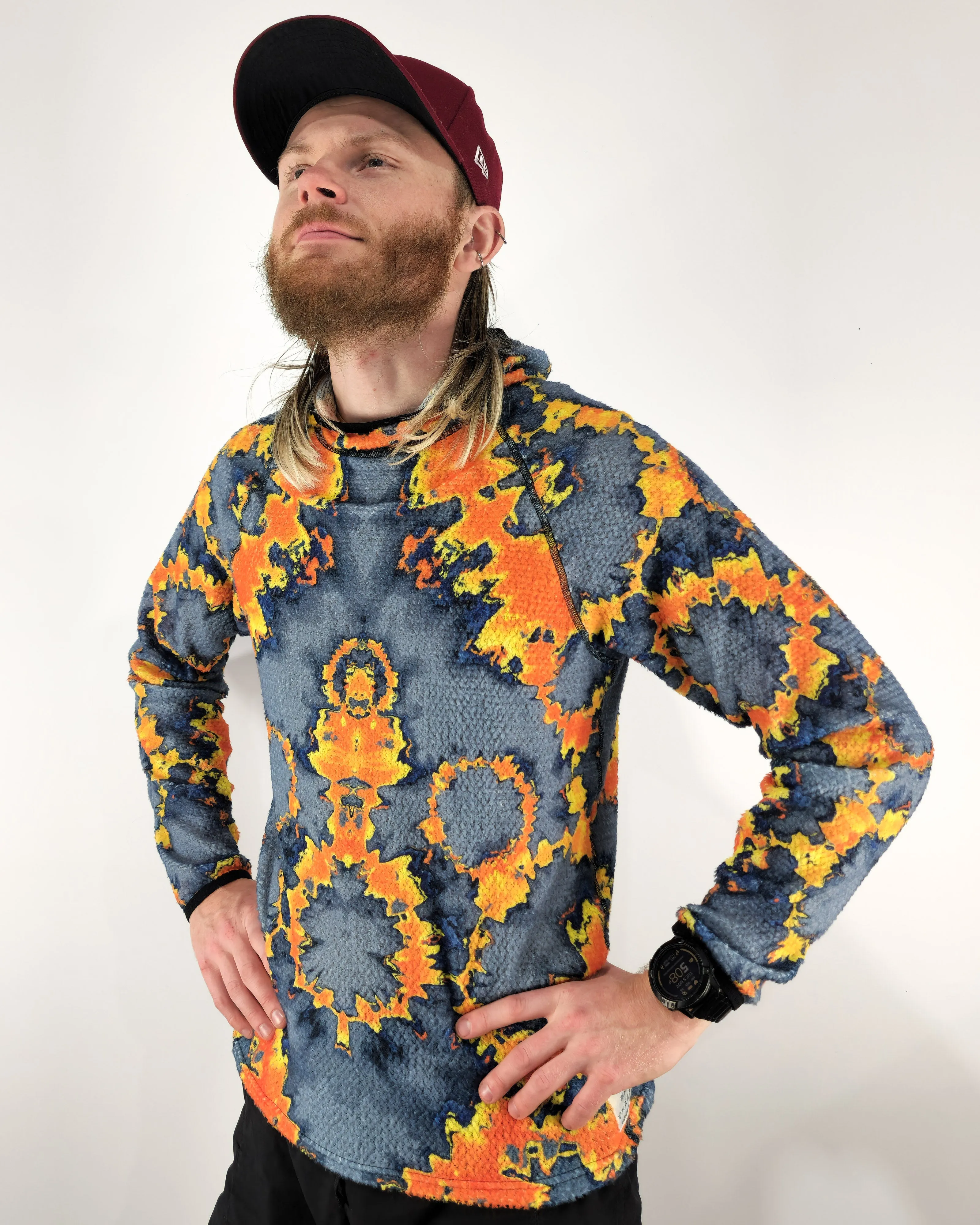 Printed Alpha Direct 90 Hoodie "Shibori"