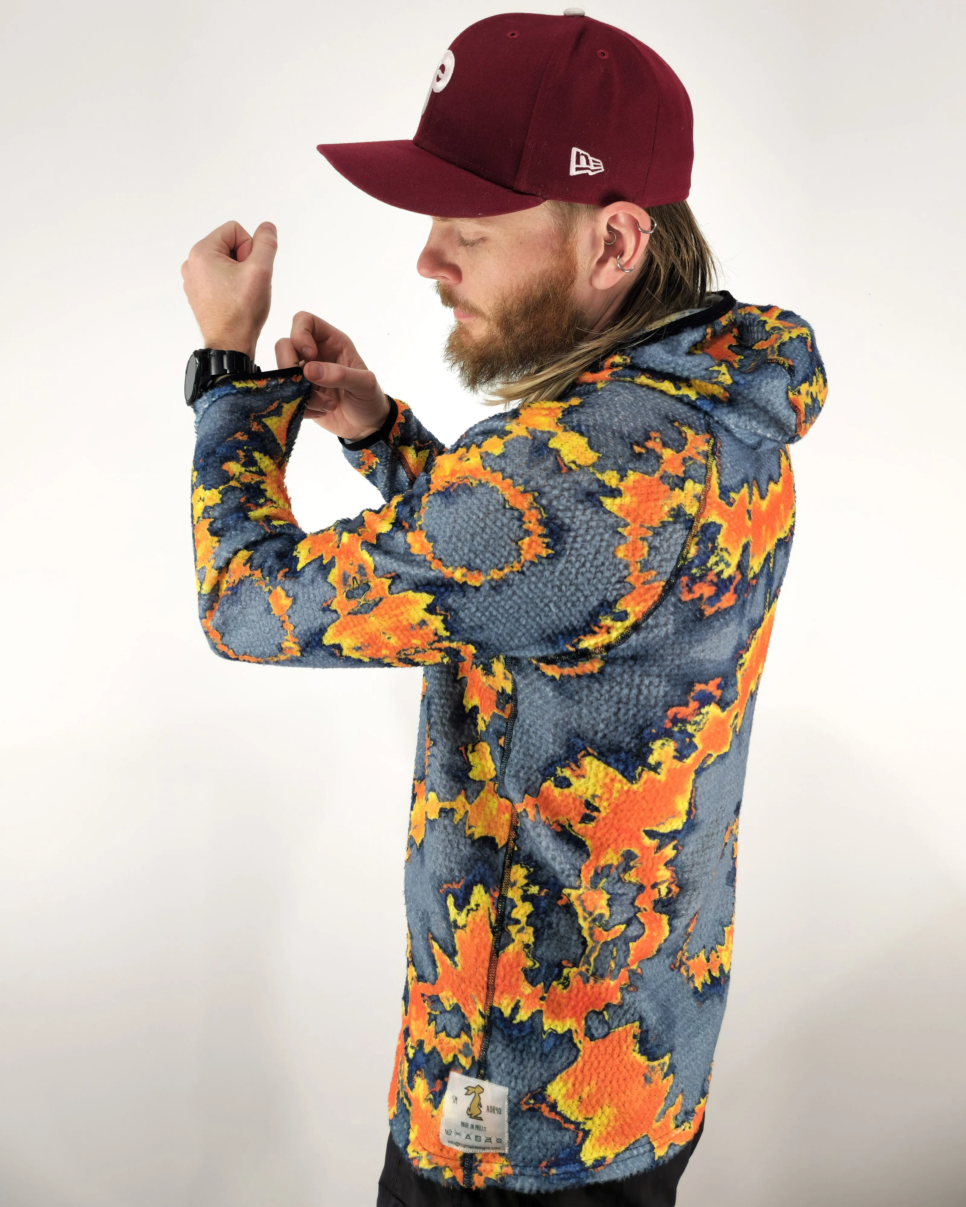 Printed Alpha Direct 90 Hoodie "Shibori"