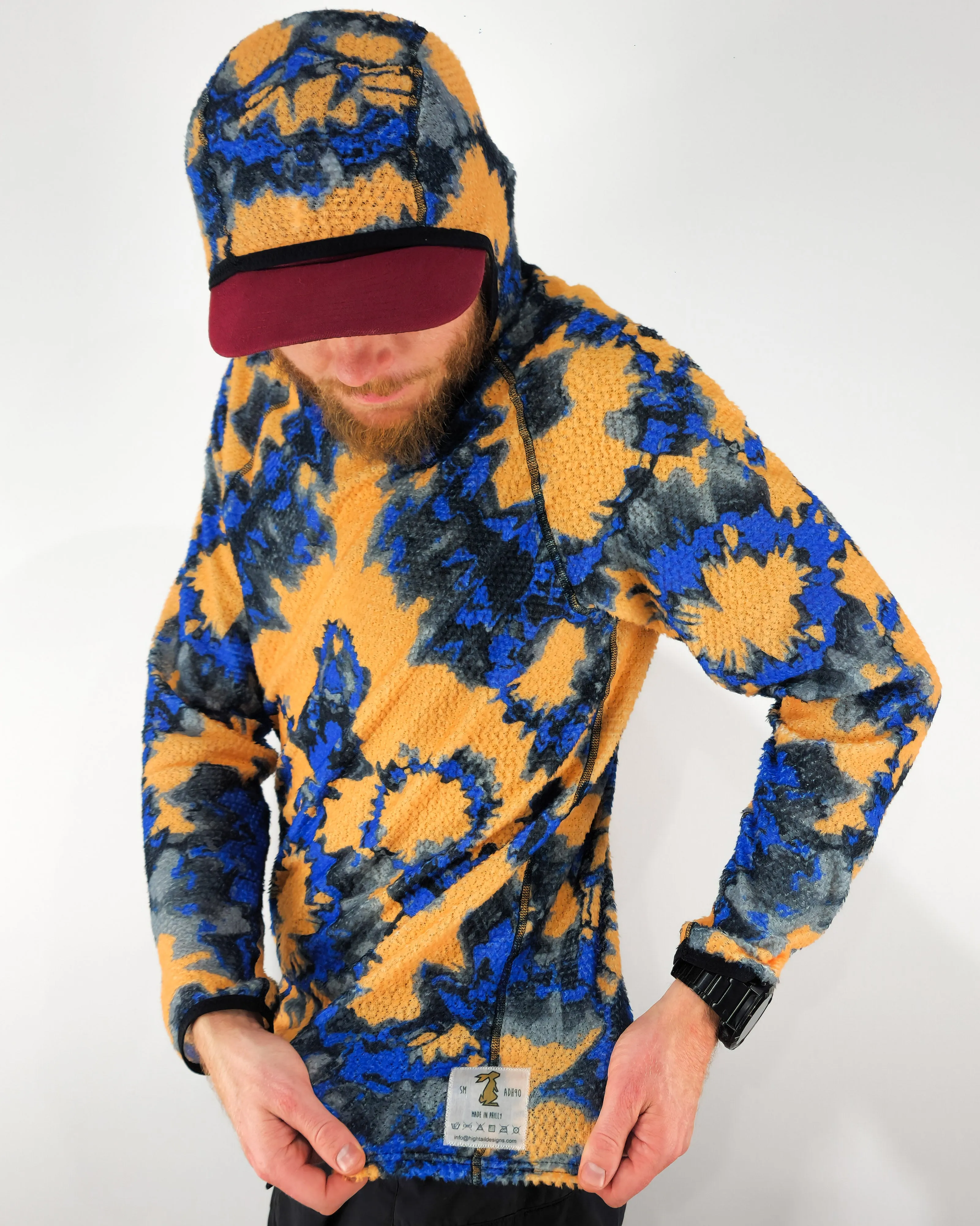 Printed Alpha Direct 90 Hoodie "Shibori"