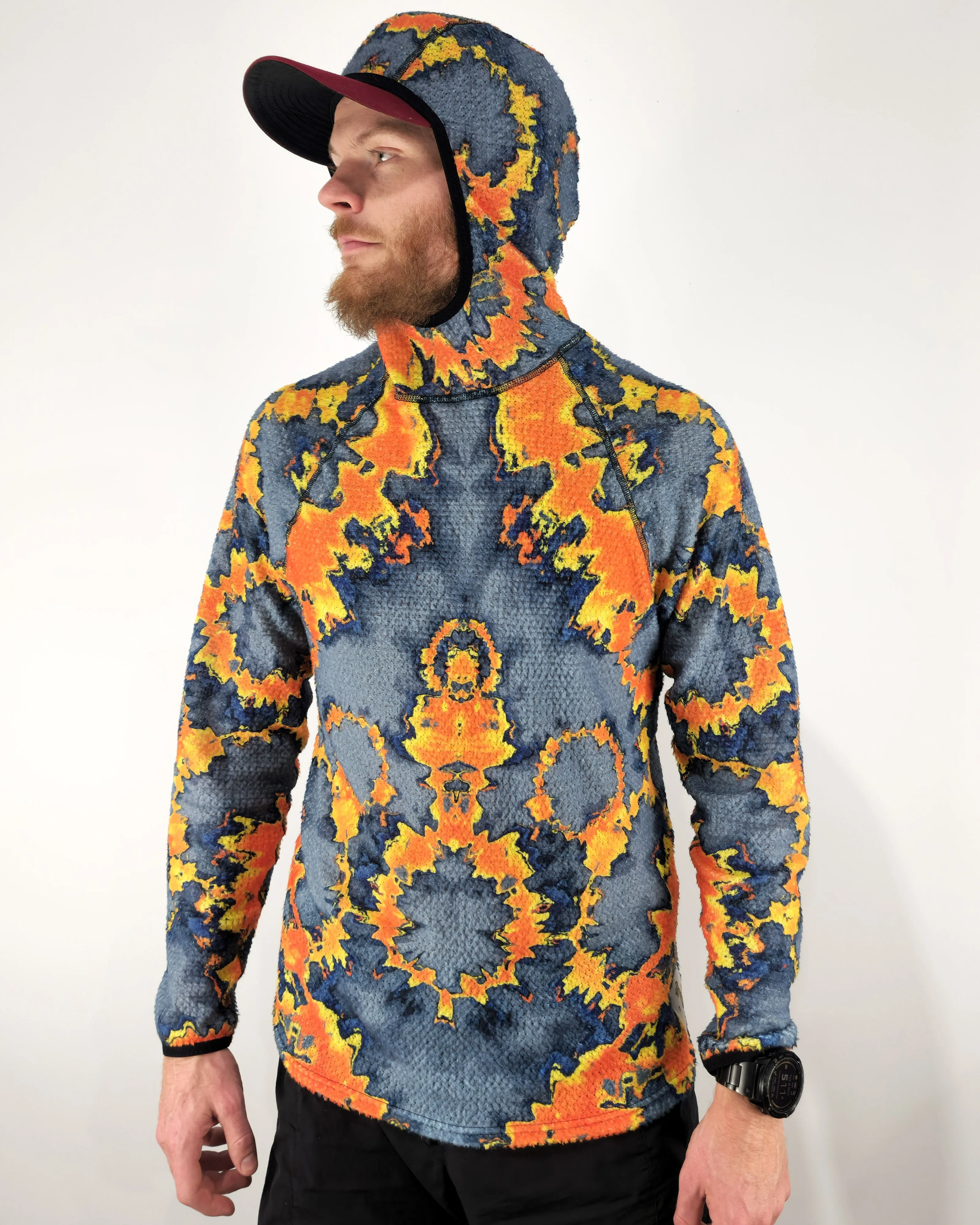 Printed Alpha Direct 90 Hoodie "Shibori"