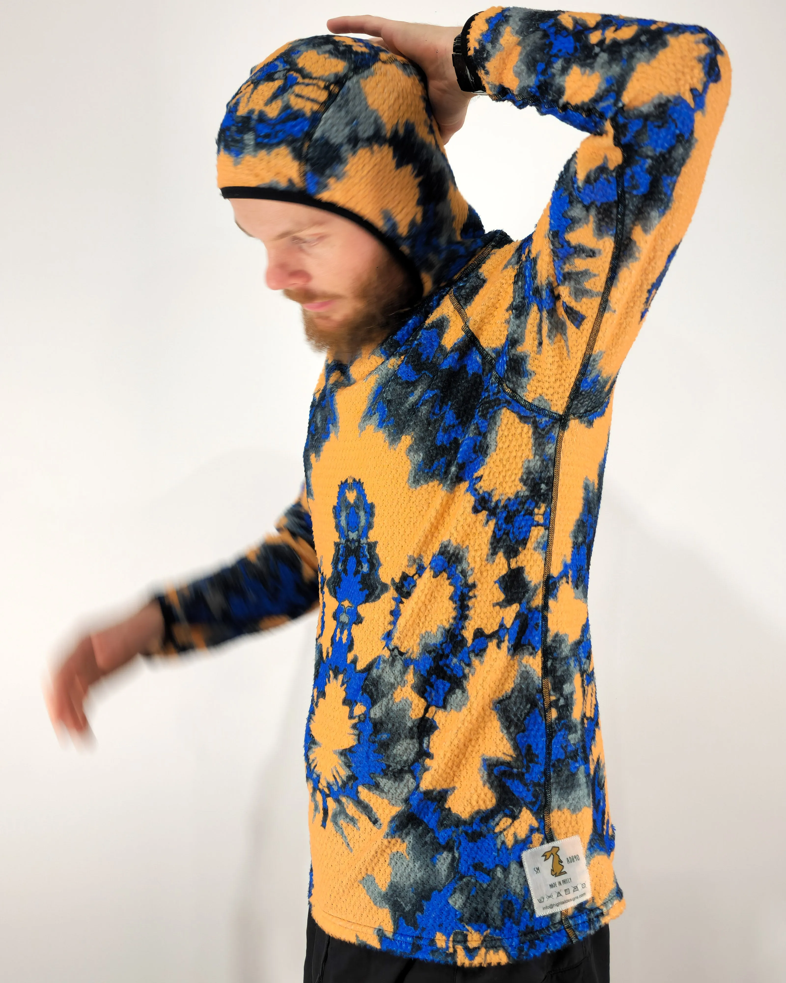Printed Alpha Direct 90 Hoodie "Shibori"