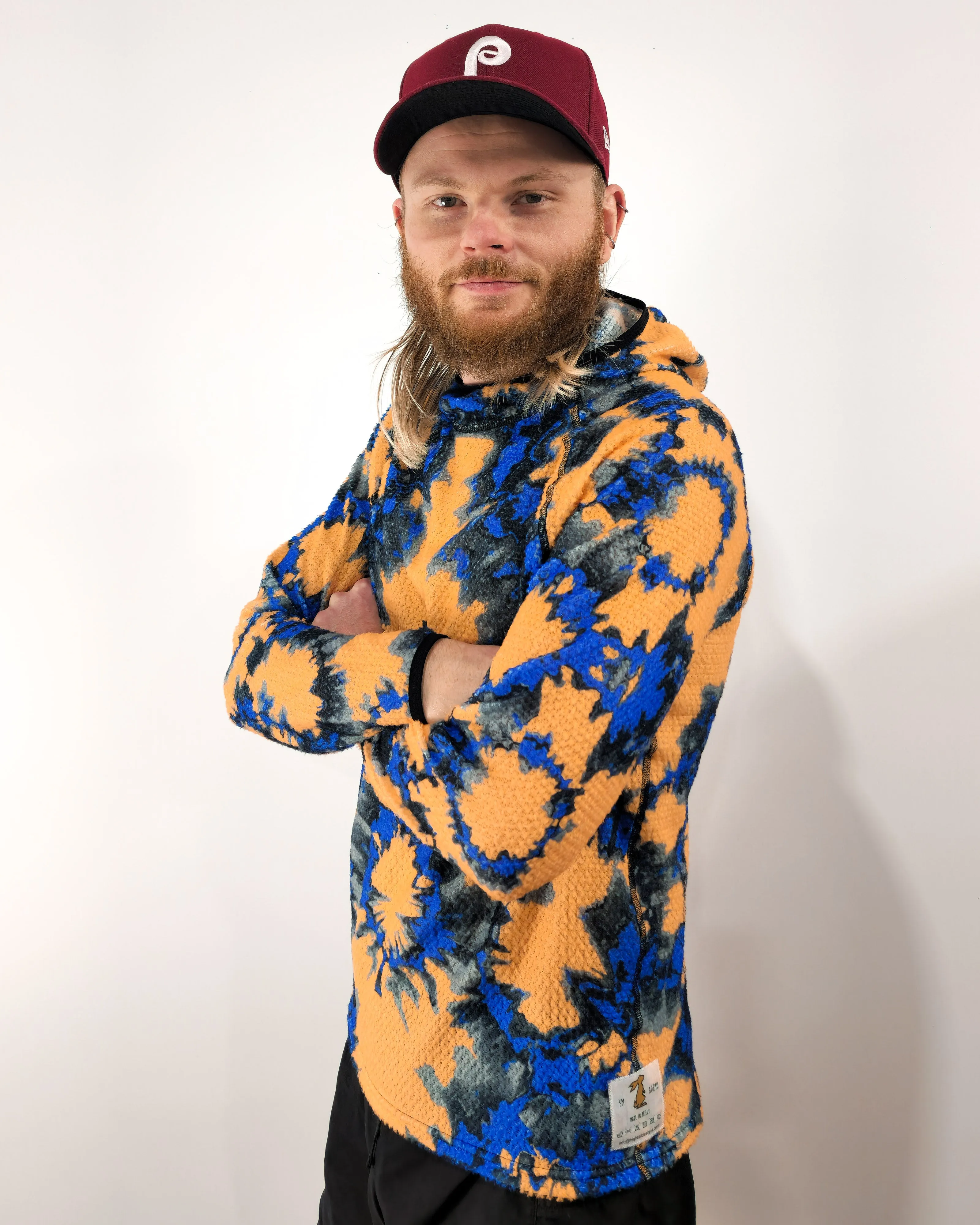Printed Alpha Direct 90 Hoodie "Shibori"