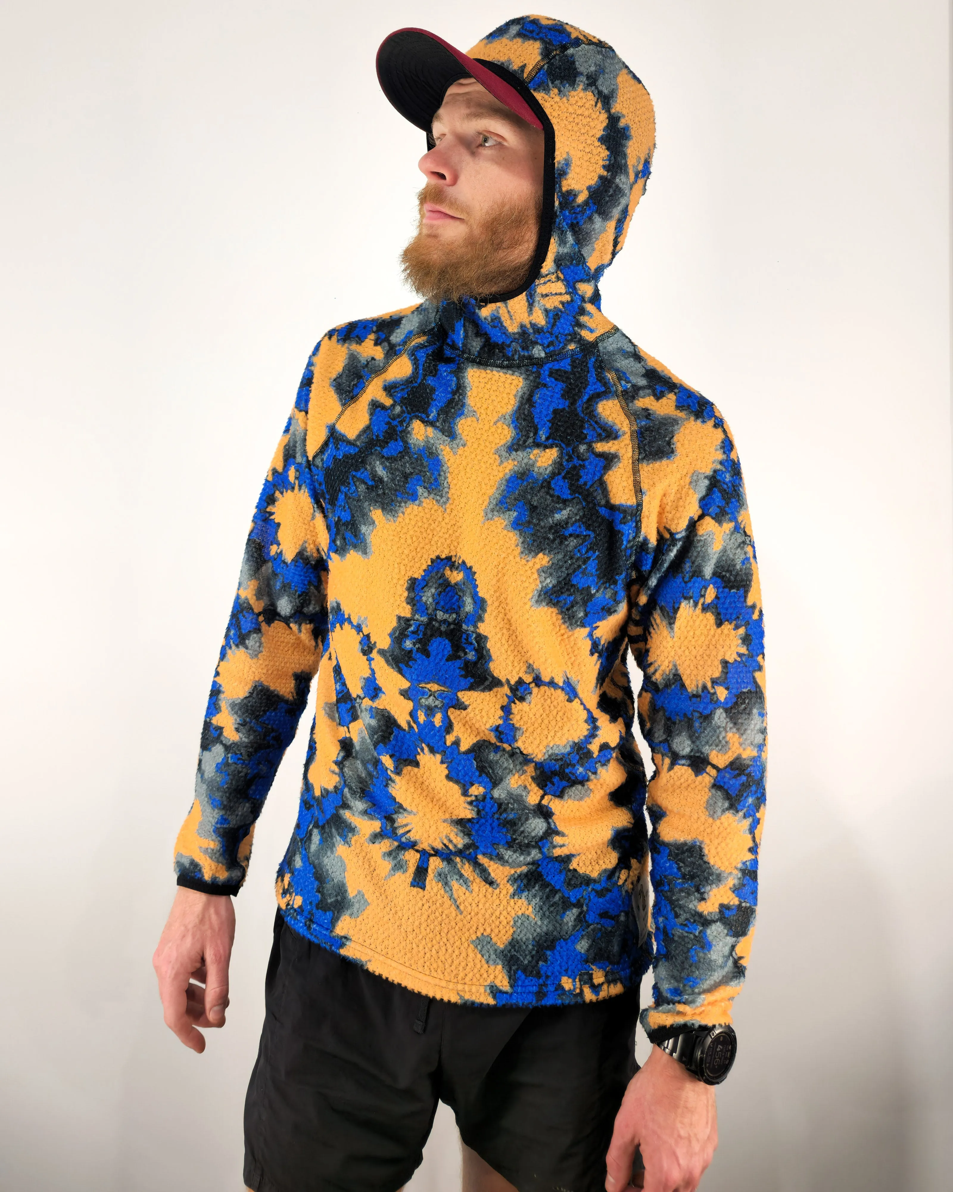 Printed Alpha Direct 90 Hoodie "Shibori"