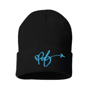 PROF "Signature" Black Beanie