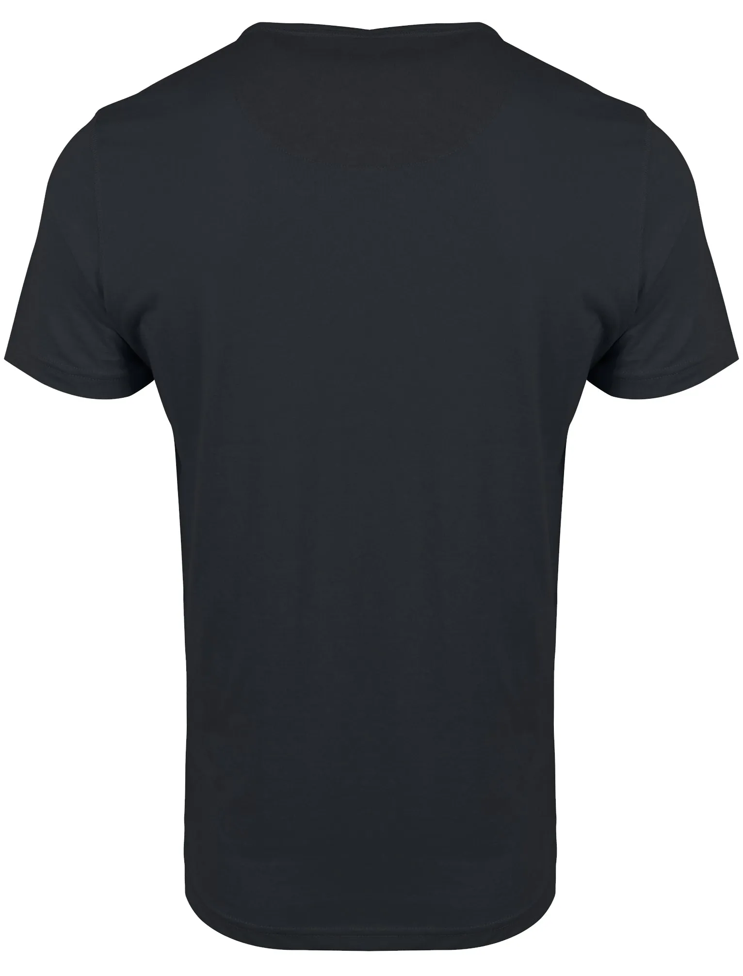 Quartz Henley Neck Short Sleeve Cotton T-Shirt In Navy