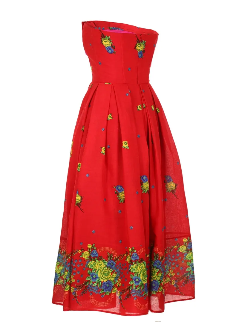 Red Corset Dress