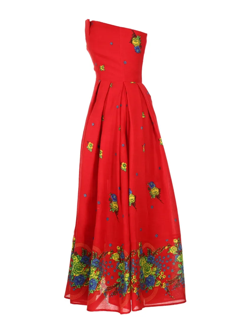 Red Corset Dress