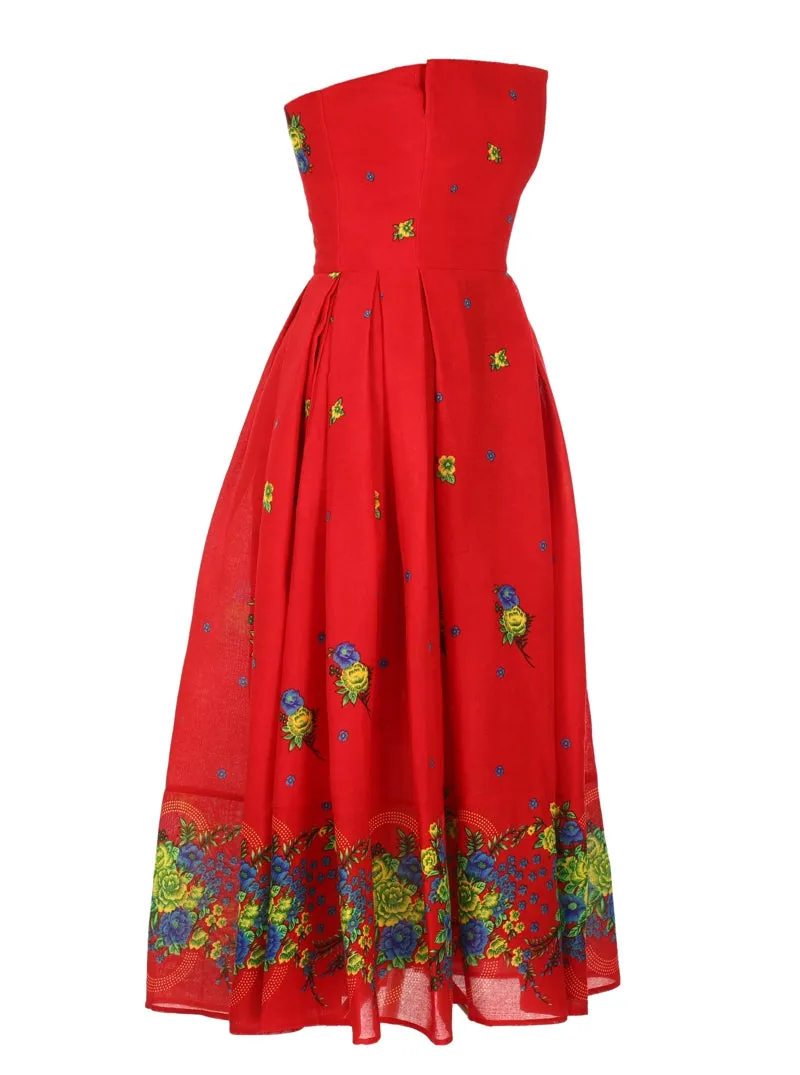 Red Corset Dress