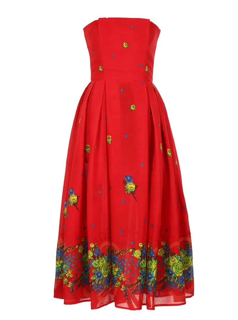 Red Corset Dress