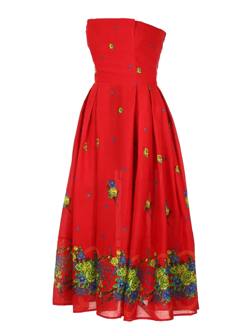 Red Corset Dress