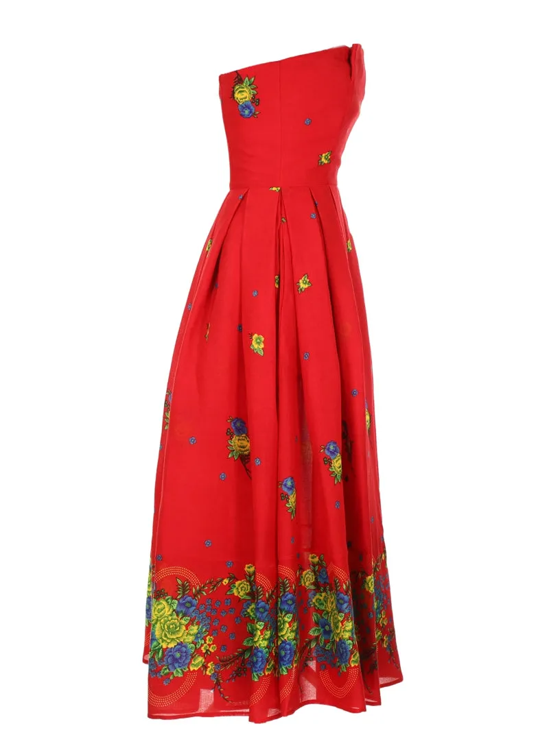 Red Corset Dress