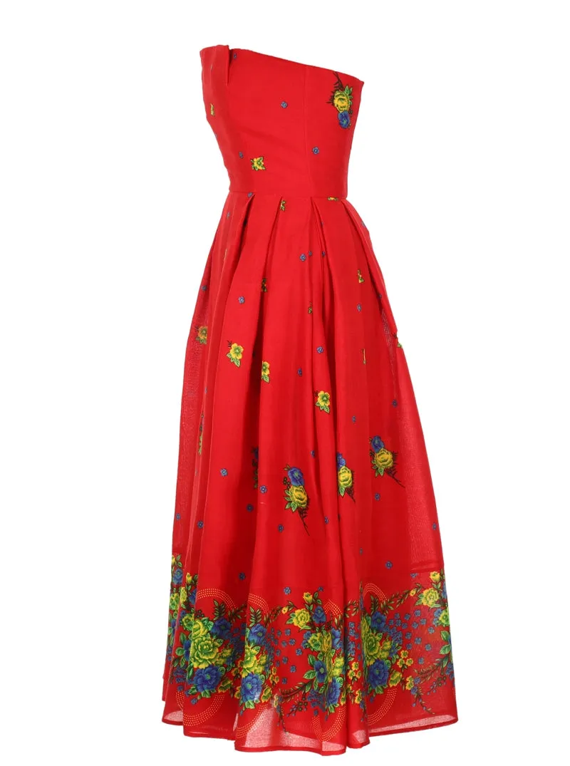 Red Corset Dress