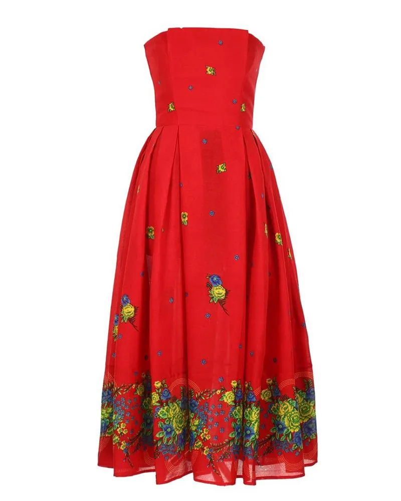 Red Corset Dress