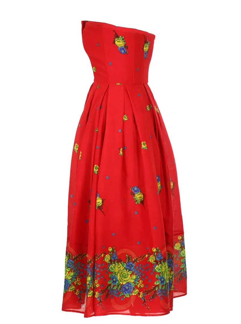 Red Corset Dress