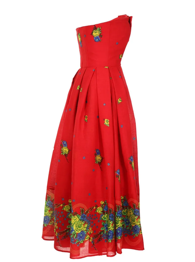 Red Corset Dress