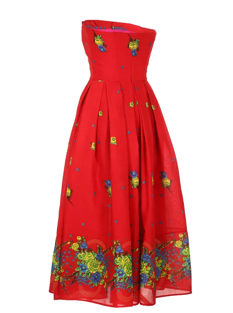 Red Corset Dress