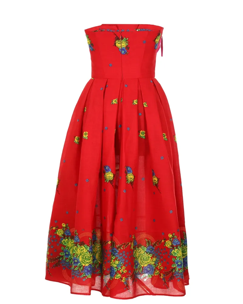 Red Corset Dress