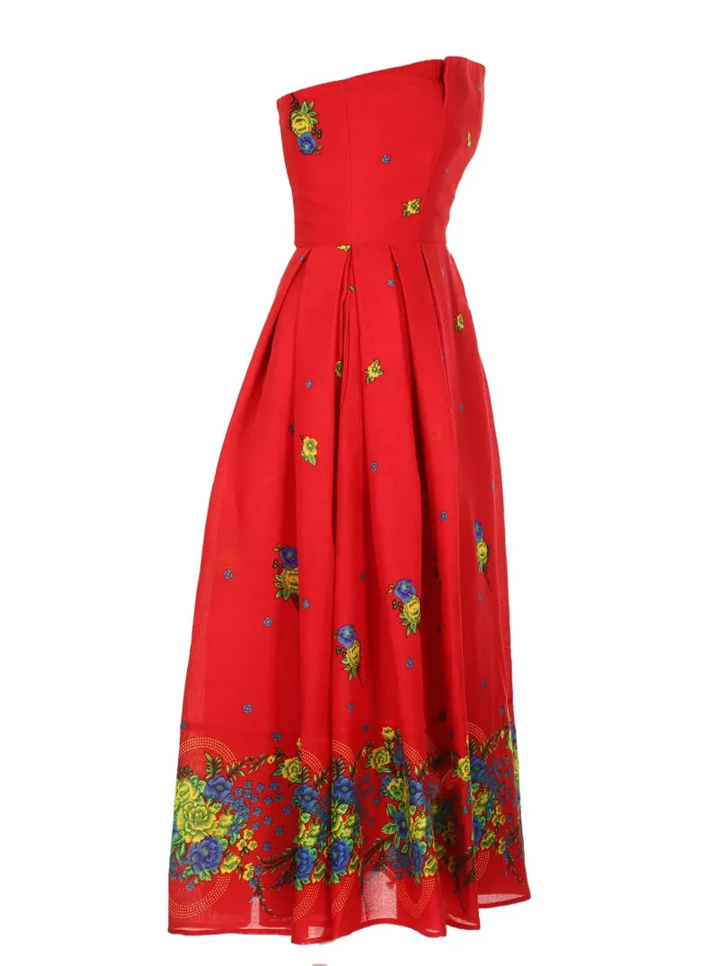 Red Corset Dress