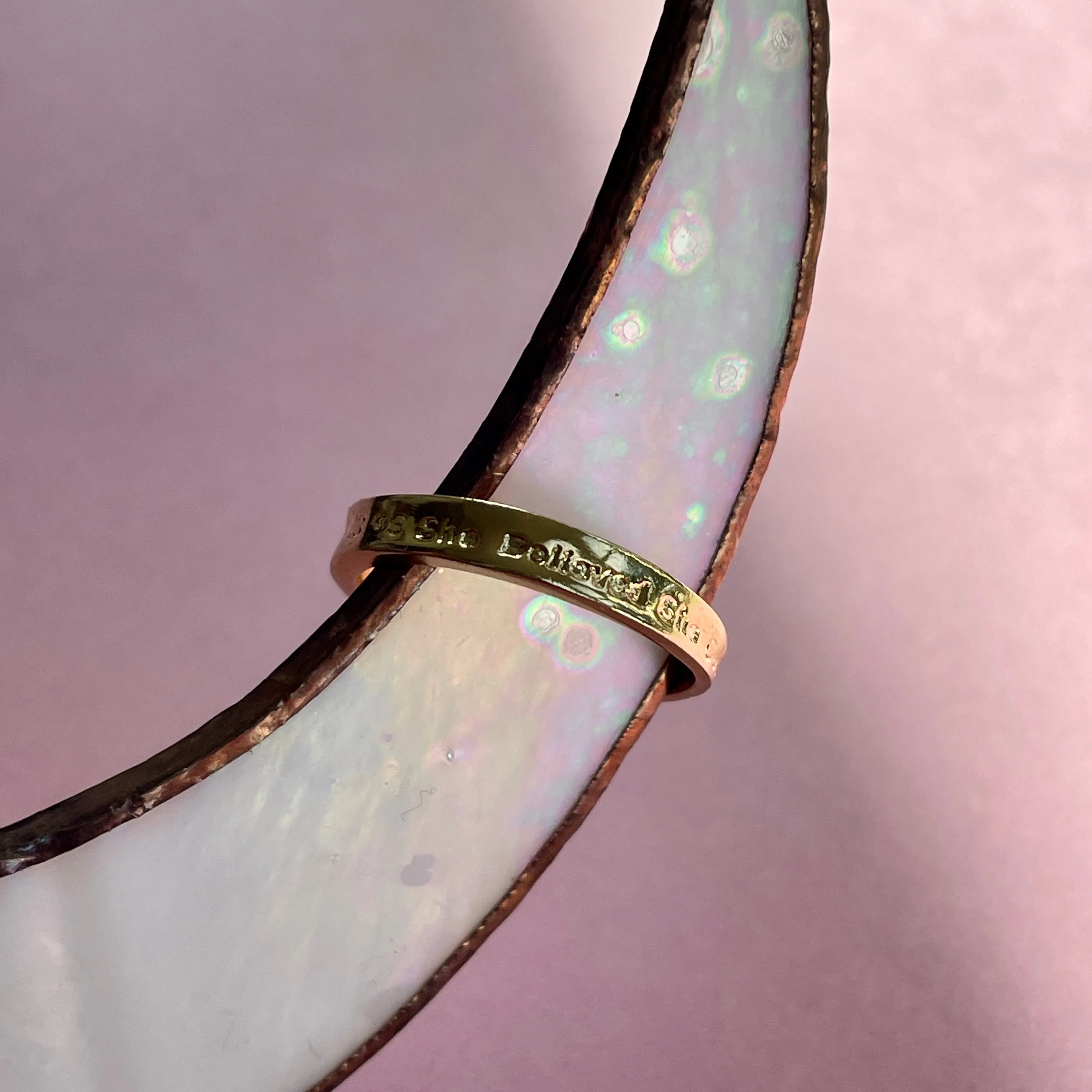 She Believed She Could So She Did Classic Ring
