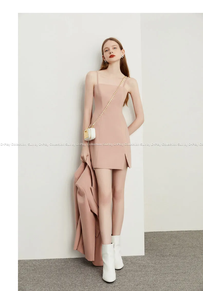 Slip dress   blazer suit set - Bian