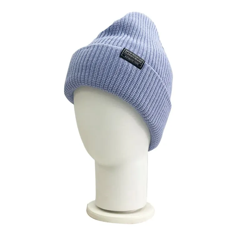 Snow Mountain Ribbed Beanies-PURPLE