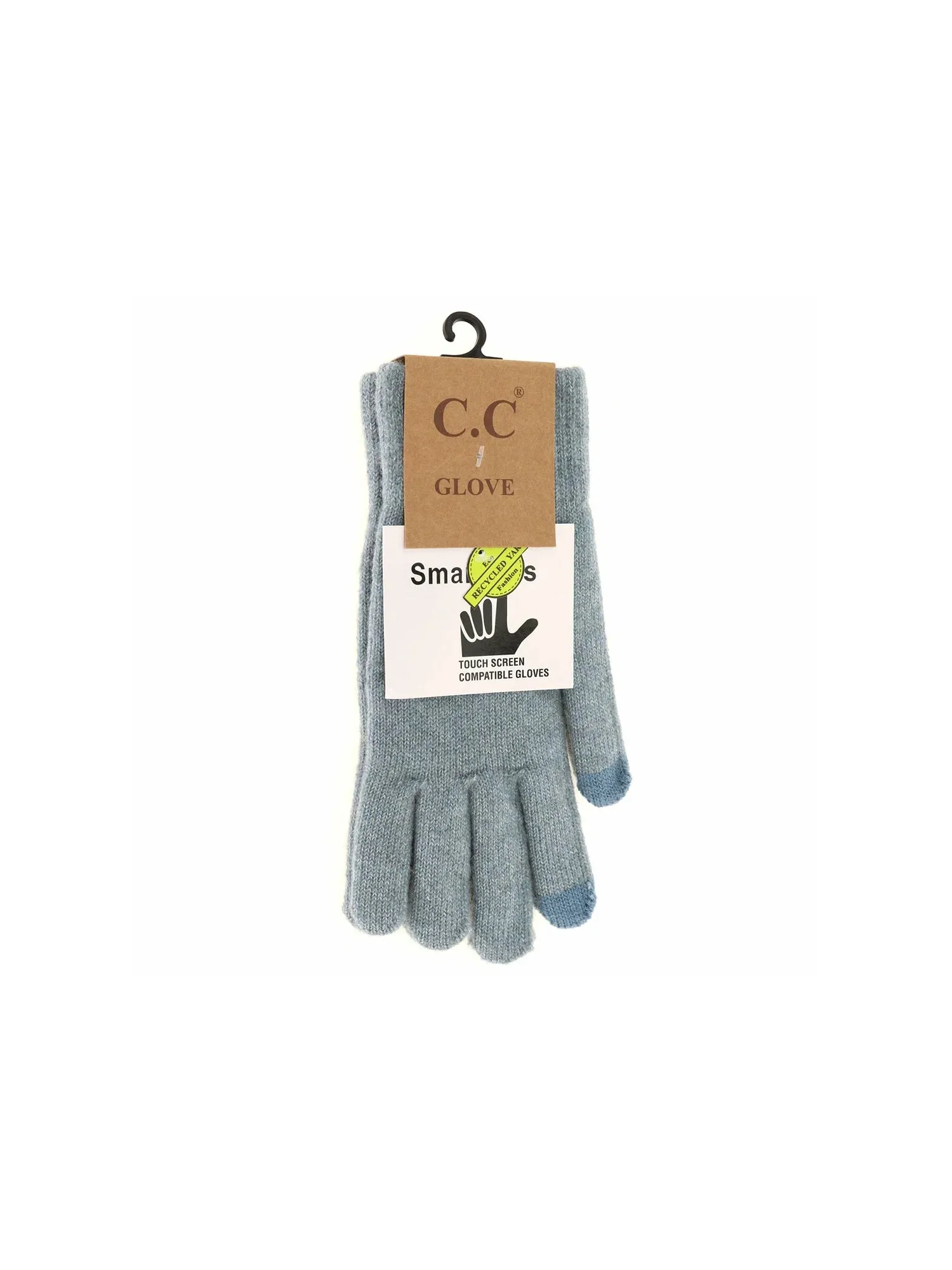 Soft Recycled Yarn Touch Screen Gloves