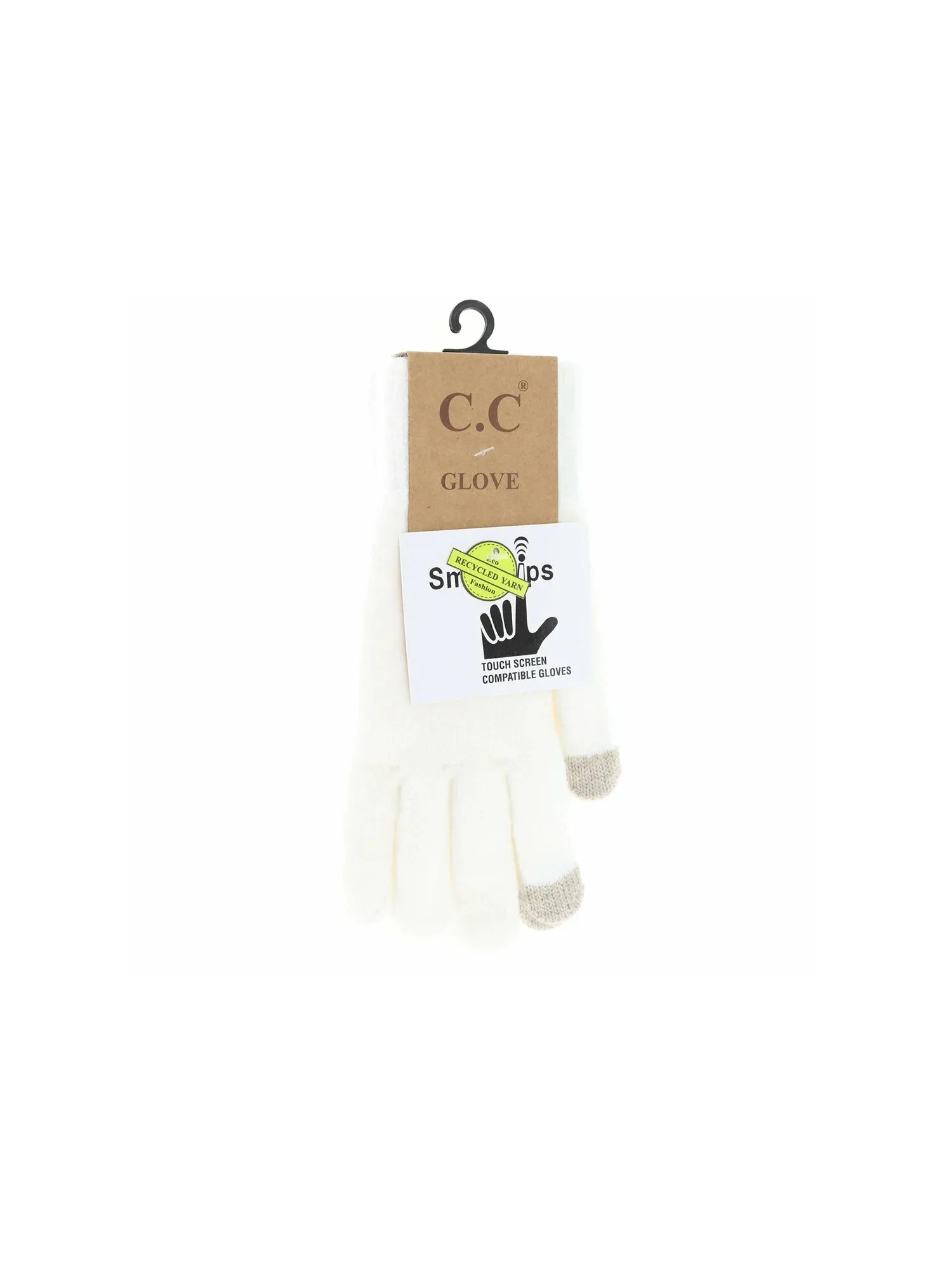Soft Recycled Yarn Touch Screen Gloves
