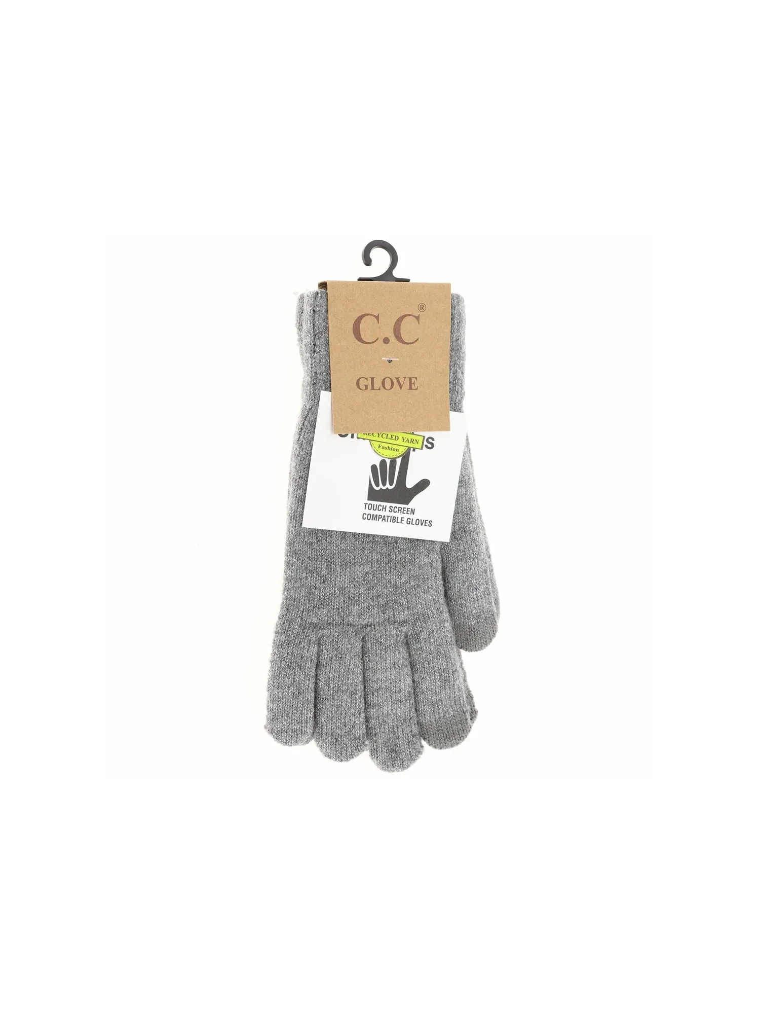 Soft Recycled Yarn Touch Screen Gloves